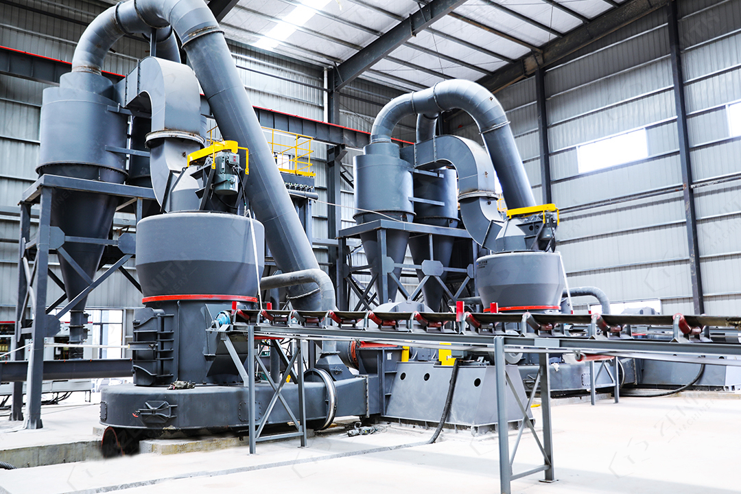 Complete powder processing system showing flow optimization points