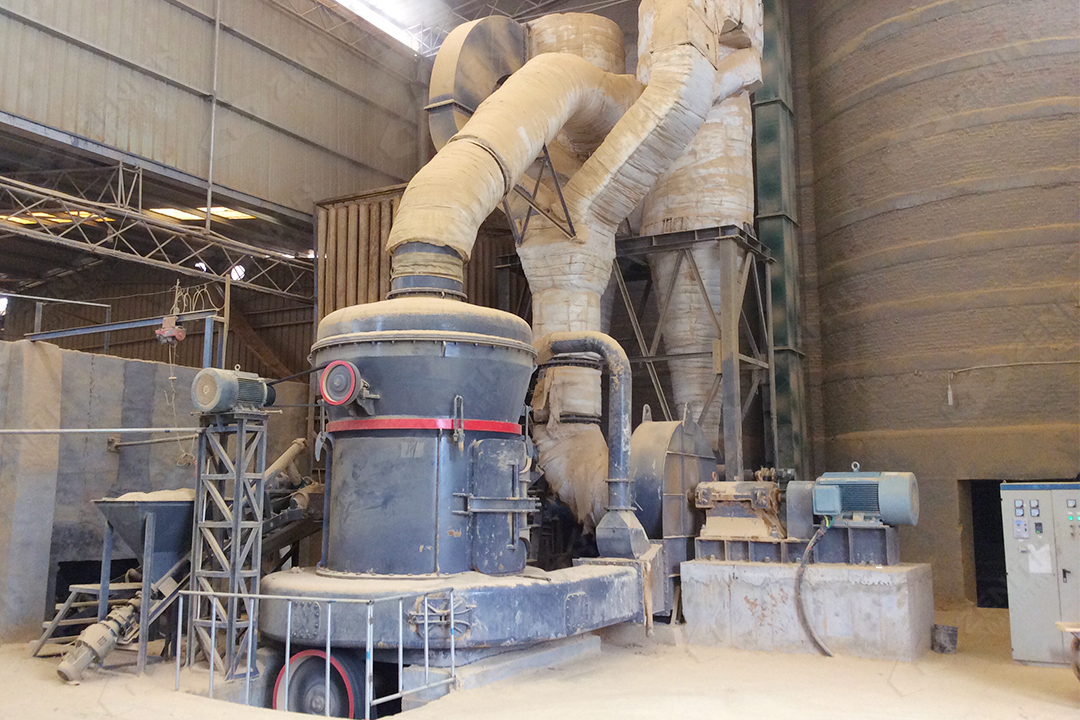 MTW Series Trapezium Mill installation with dust collection system