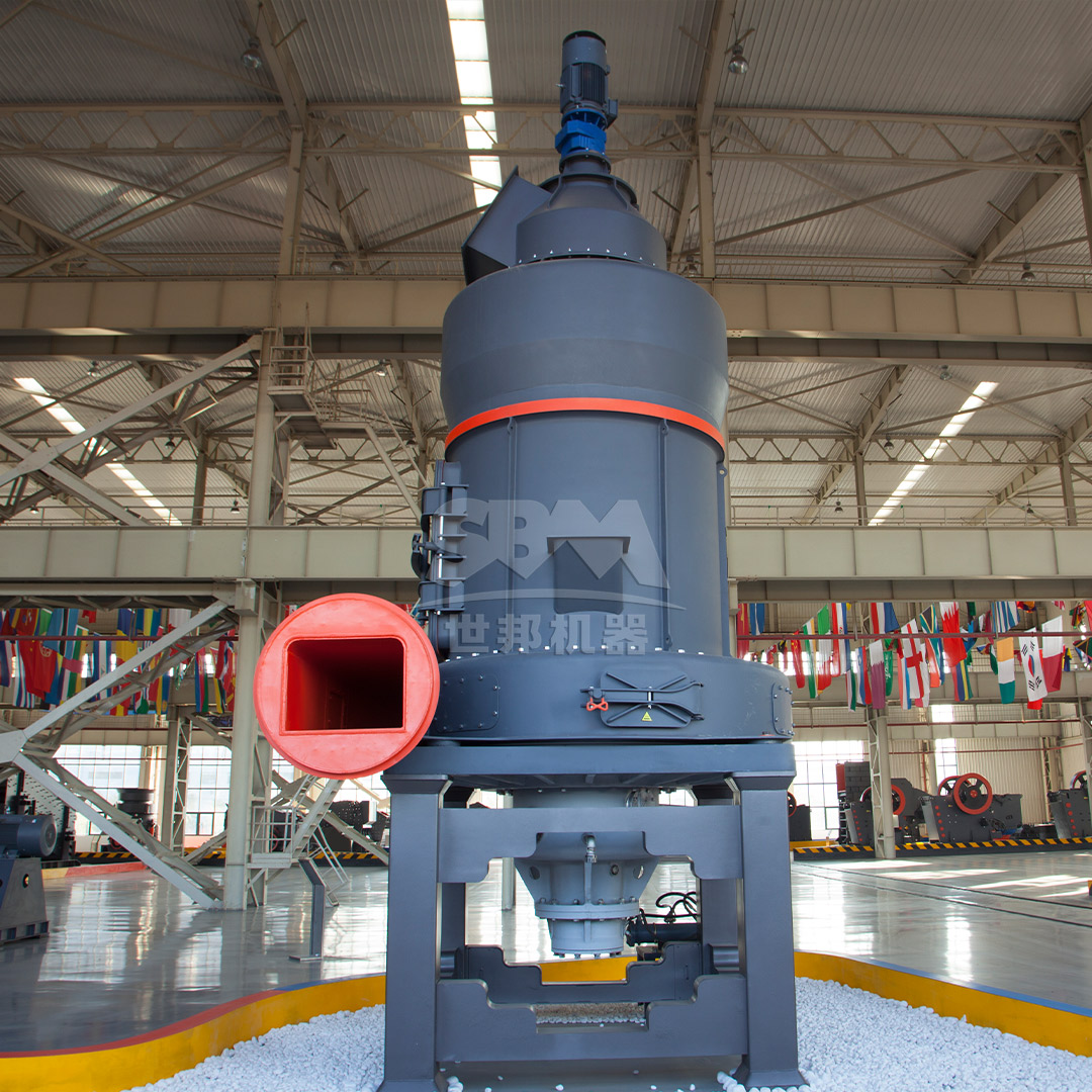 Comparison chart showing particle size distributions from different mill types