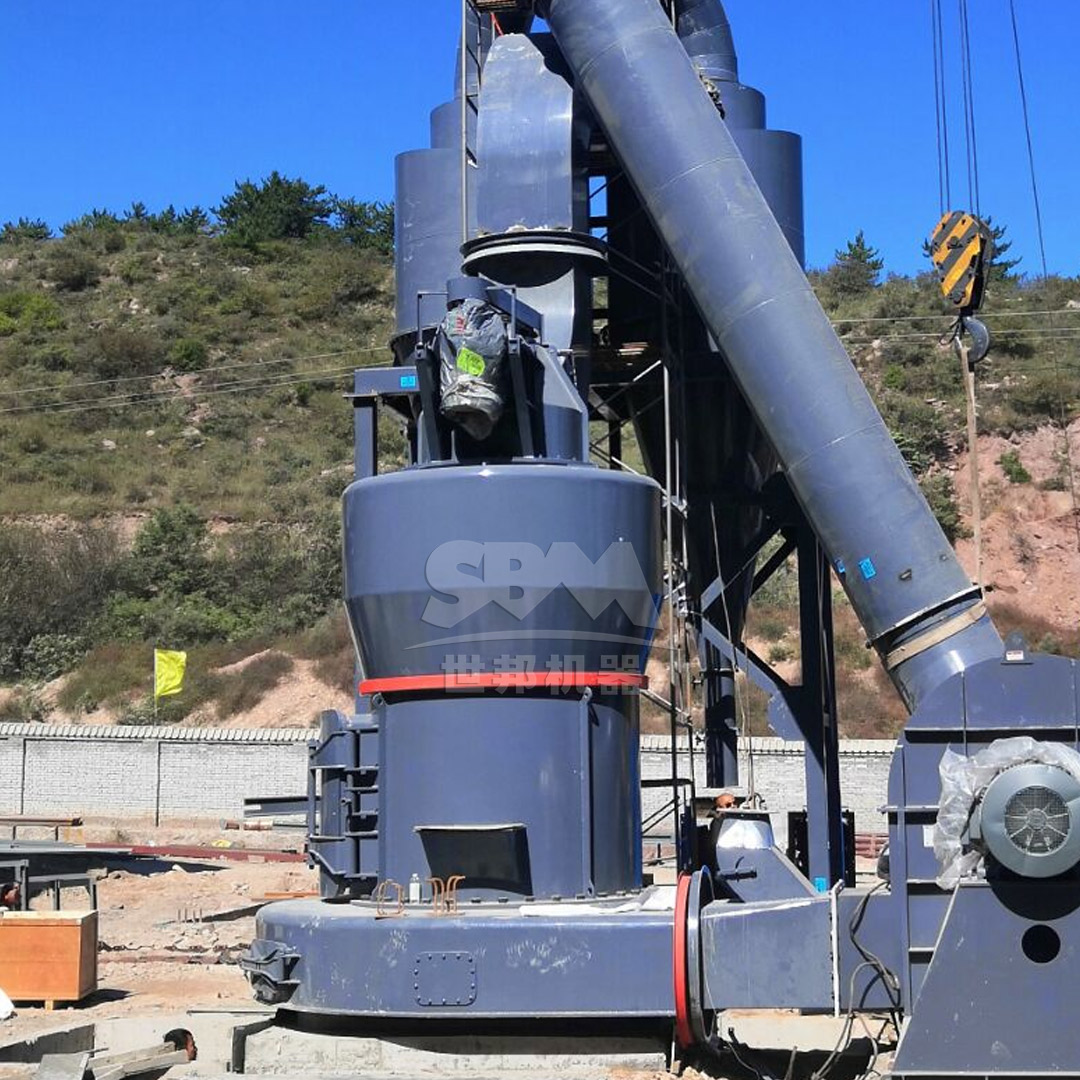 Glass fiber grinding process workflow