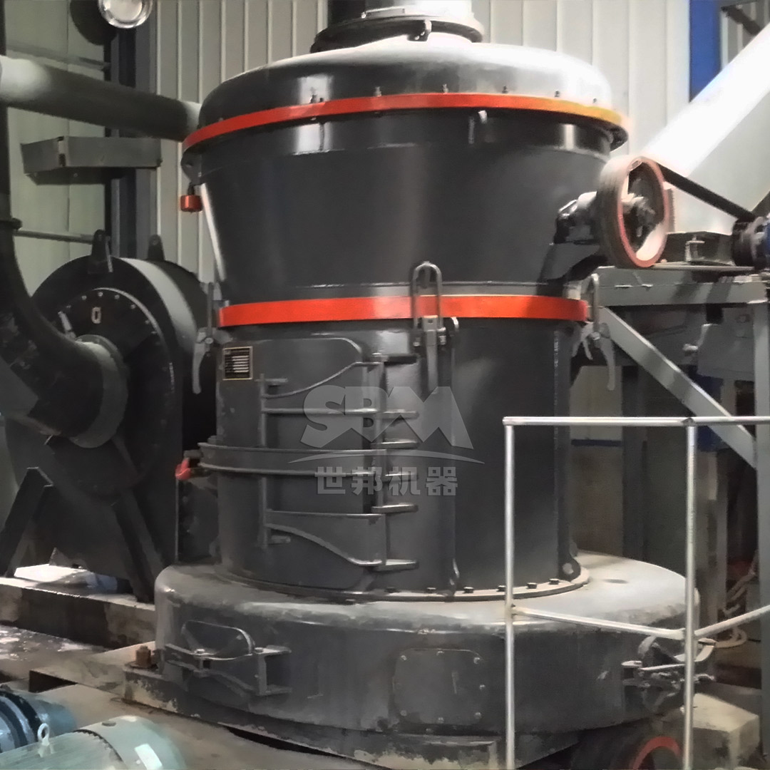 Microscopic view of calcined kaolin particles showing agglomerates