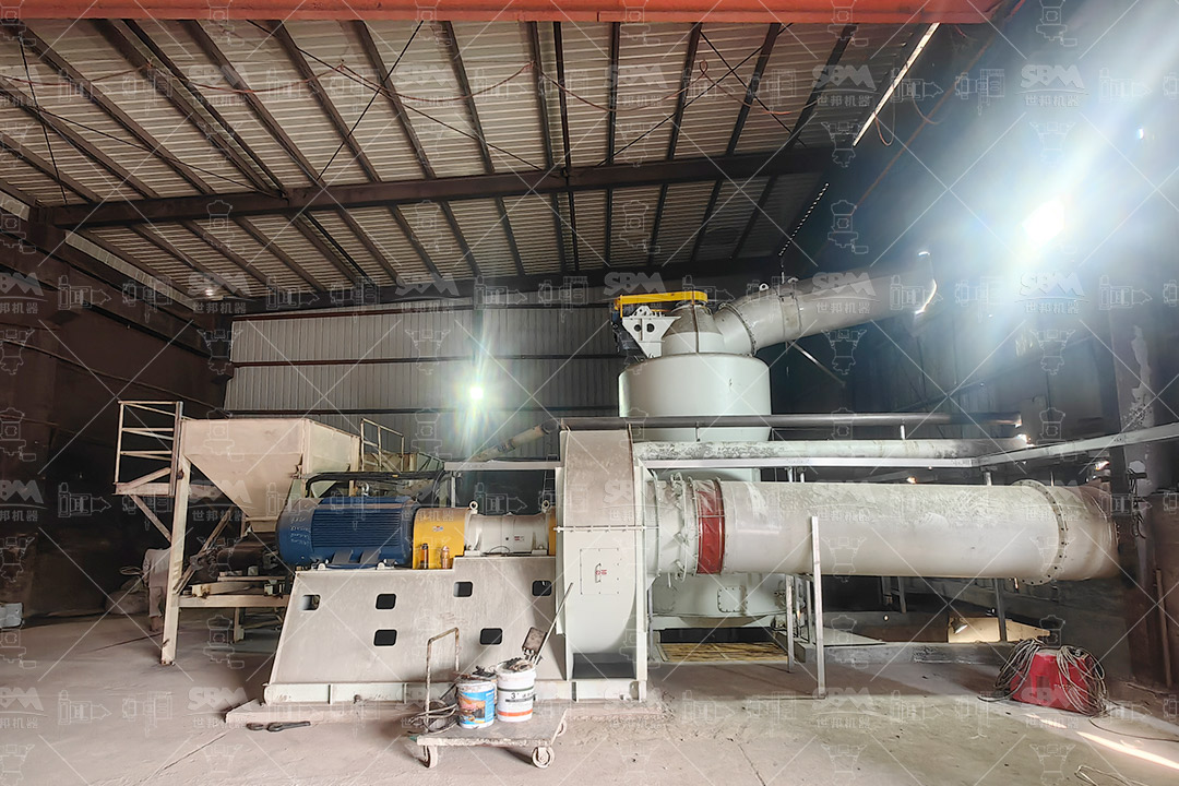 MTW Series Trapezium Mill in operation at mineral processing facility